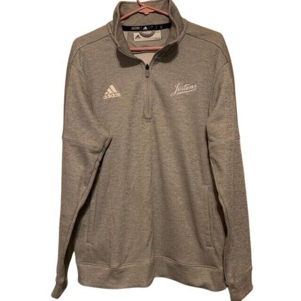 ADIDAS SIZE LARGE GRAY "JOSTENS" PULLOVER